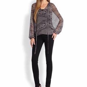 Ramy Brook silk blouse size S-M, with tags